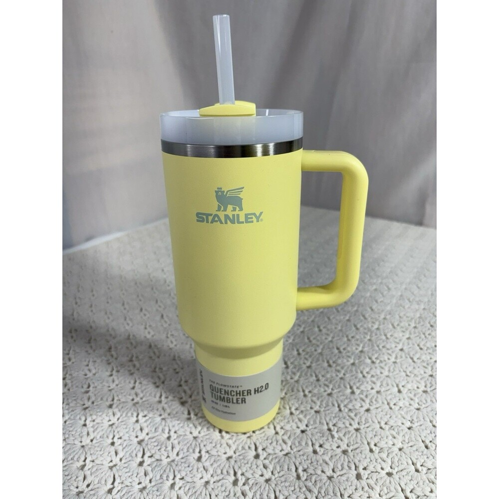 Stanley Quencher H2.0 Cup 40oz (Pomelo) Stainless Steel New Tumbler with Lid New
